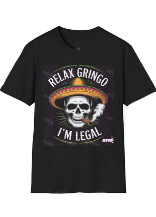 Relax Gringo Skull T-Shirt Printify