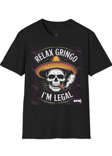 Relax Gringo Skull T-Shirt Printify