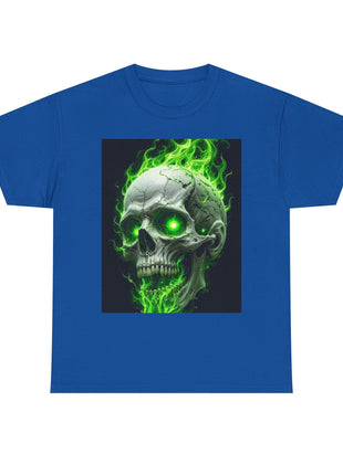 Green Skull T-shirt Printify