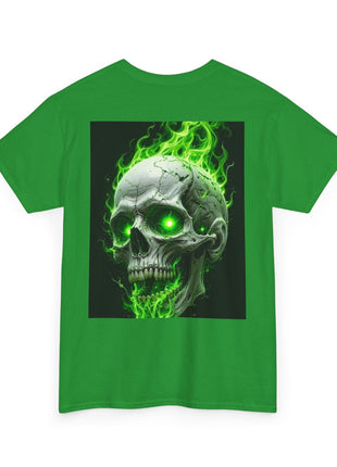 Green Skull T-shirt Printify