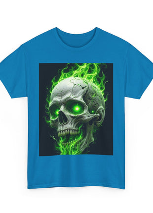 Green Skull T-shirt Printify