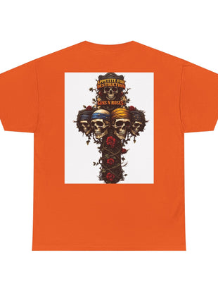 ' Roses Skull Graphic T-shirt Printify