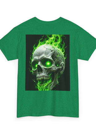 Green Skull T-shirt Printify