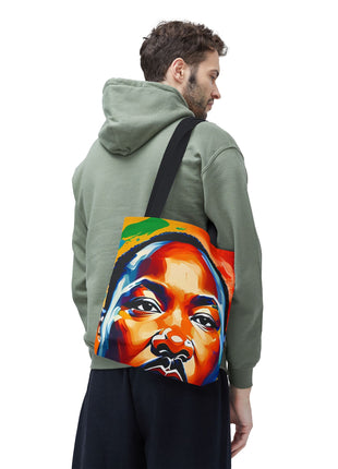 Vibrant Martin Luther Art Tote Bag