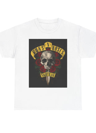 ' Roses Skull Graphic T-shirt Printify