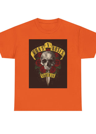 ' Roses Skull Graphic T-shirt Printify