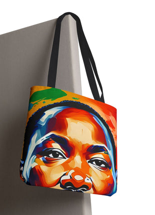 Vibrant Martin Luther Art Tote Bag