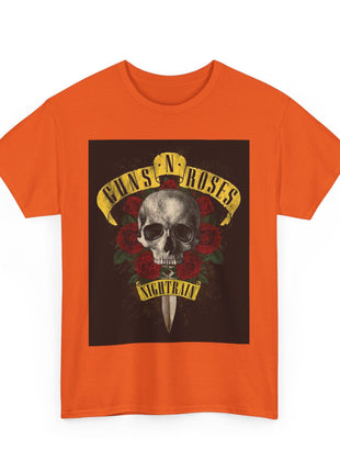 ' Roses Skull Graphic T-shirt Printify