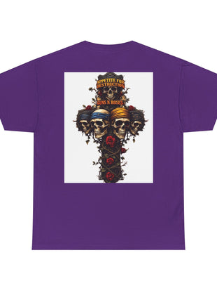 ' Roses Skull Graphic T-shirt Printify