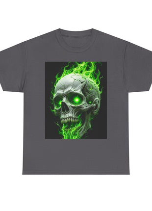 Green Skull T-shirt Printify