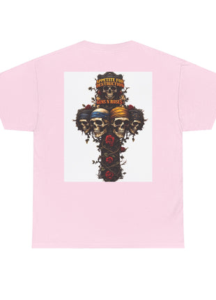 ' Roses Skull Graphic T-shirt Printify