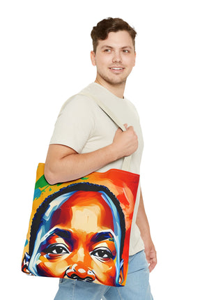 Vibrant Martin Luther Art Tote Bag