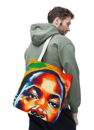 Vibrant Martin Luther Art Tote Bag