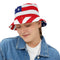 Bucket Hat - USA Flag Design Printify