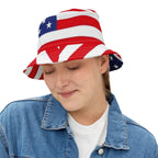 Bucket Hat - USA Flag Design Printify