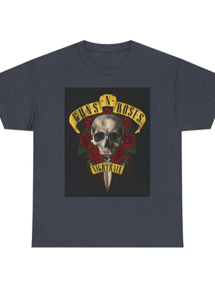 ' Roses Skull Graphic T-shirt Printify
