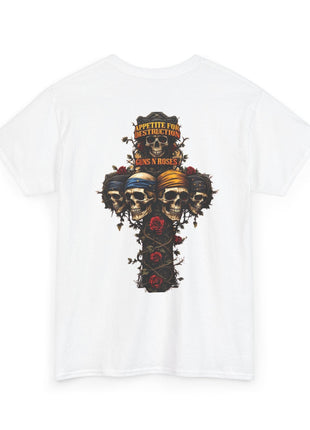 ' Roses Skull Graphic T-shirt Printify