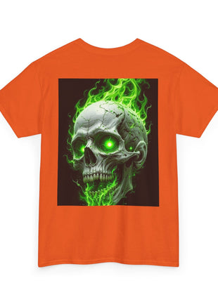 Green Skull T-shirt Printify