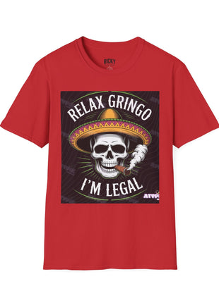 Relax Gringo Skull T-Shirt Printify