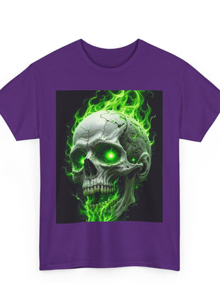 Green Skull T-shirt Printify