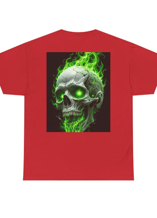 Green Skull T-shirt Printify