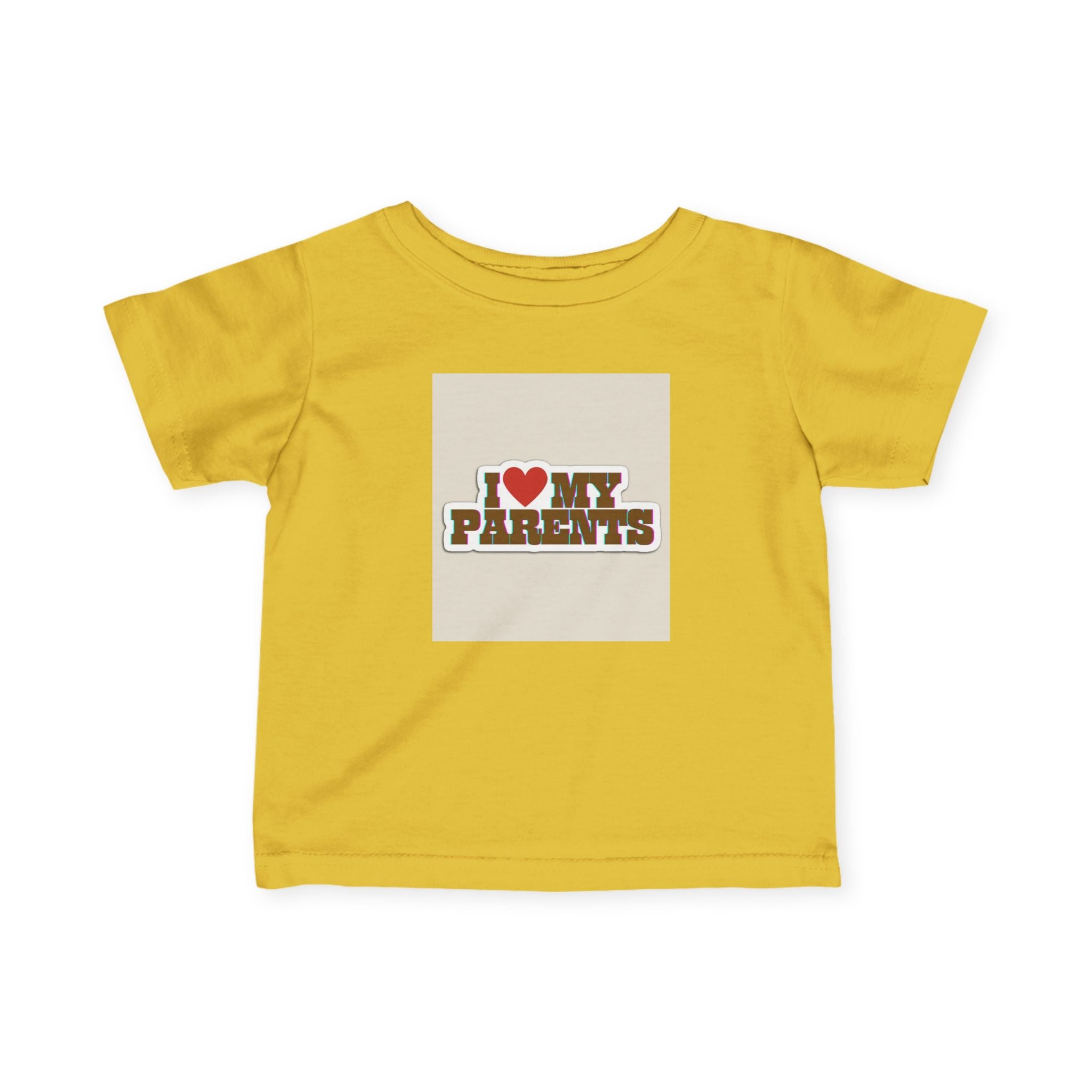 I Love My Parents Cute Baby Shirt.