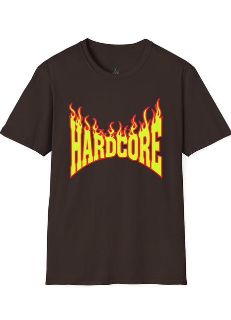 Hardcore Flame T-Shirt Printify