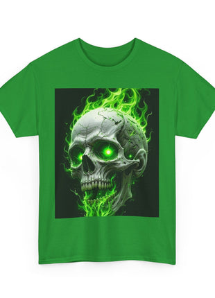 Green Skull T-shirt Printify