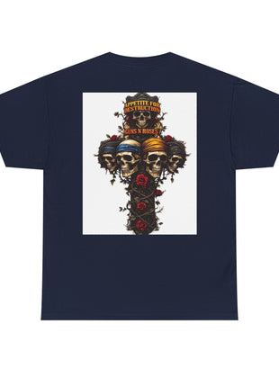 ' Roses Skull Graphic T-shirt Printify