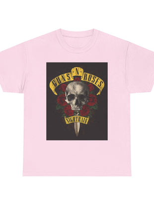 ' Roses Skull Graphic T-shirt Printify