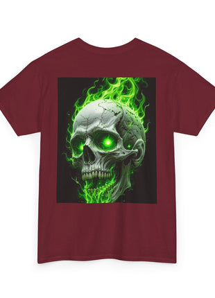 Green Skull T-shirt Printify