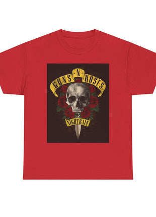 ' Roses Skull Graphic T-shirt Printify