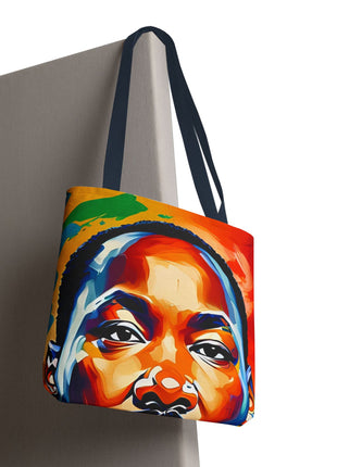 Vibrant Martin Luther Art Tote Bag