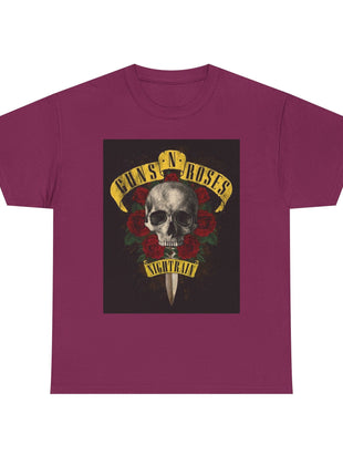 ' Roses Skull Graphic T-shirt Printify