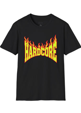 Hardcore Flame T-Shirt Printify