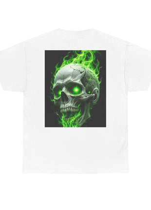 Green Skull T-shirt Printify