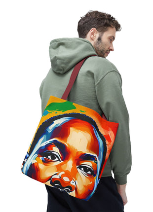 Vibrant Martin Luther Art Tote Bag