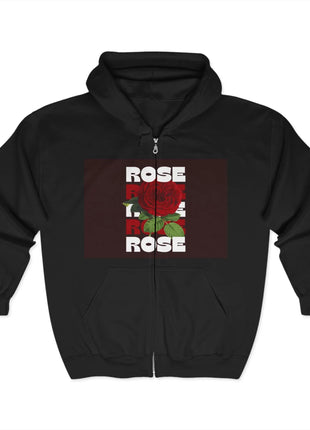 Elegant roses printed on a comfortable, stylish hoodie perfect for floral fashion enthusiasts.