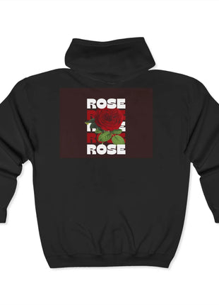 Elegant roses printed on a comfortable, stylish hoodie perfect for floral fashion enthusiasts.