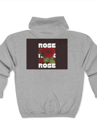 Elegant roses printed on a comfortable, stylish hoodie perfect for floral fashion enthusiasts.