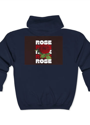 Elegant roses printed on a comfortable, stylish hoodie perfect for floral fashion enthusiasts.